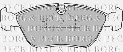 BORG & BECK bbp1390 -  Комплект тормозных колодок, дисковый тормоз